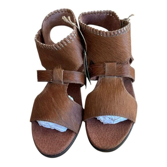 NWT Roper Free Spirit Tan Leather Sandal Size 11